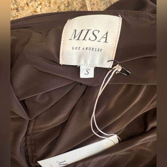 MISA Los Angeles Samsara One-Shoulder
Ruched Cutout Maxi Dress Size Small NWT - Picture 10 of 14